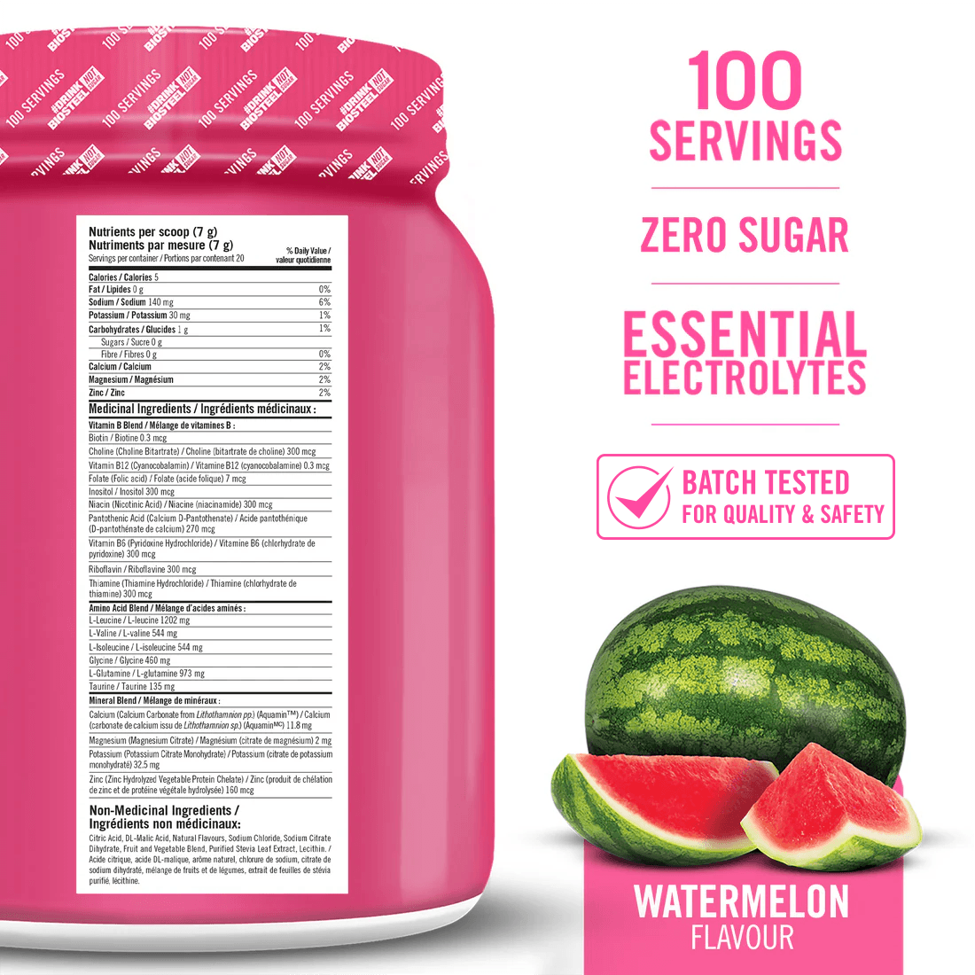 HYDRATION MIX / Watermelon - 100 Servings