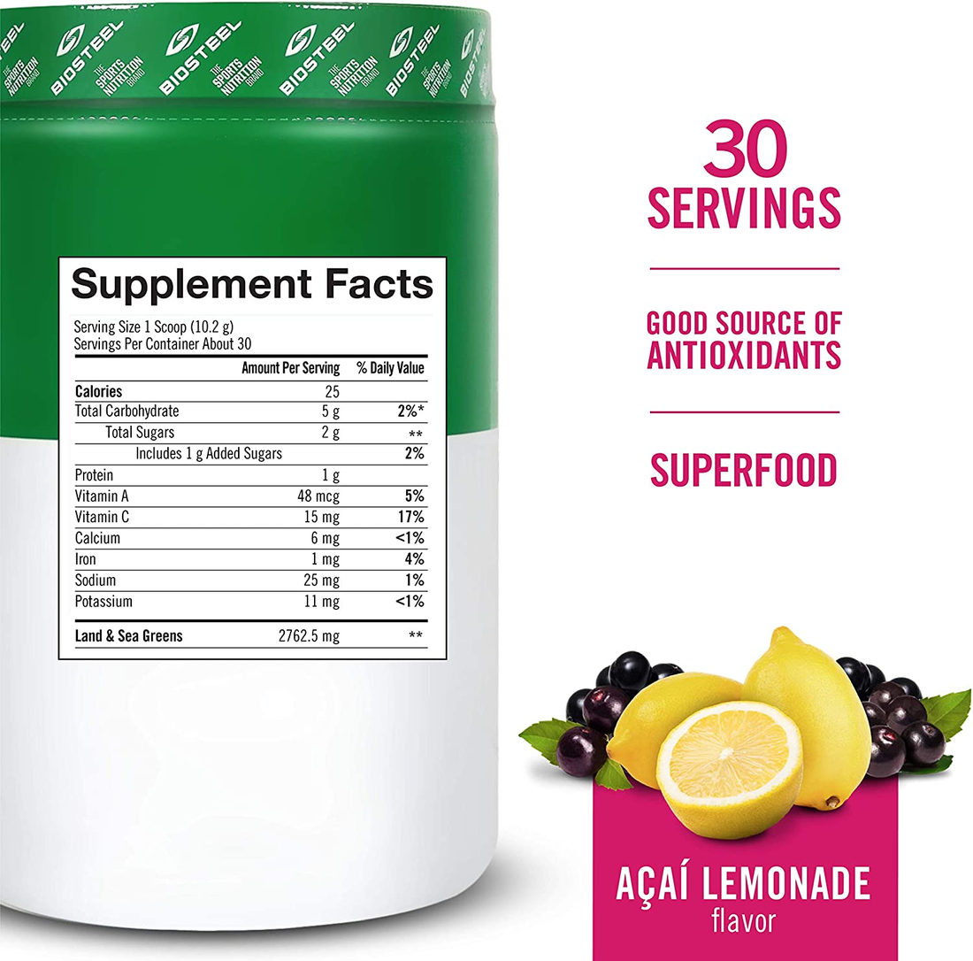 SPORT GREENS / Acai Lemonade - 30 Servings