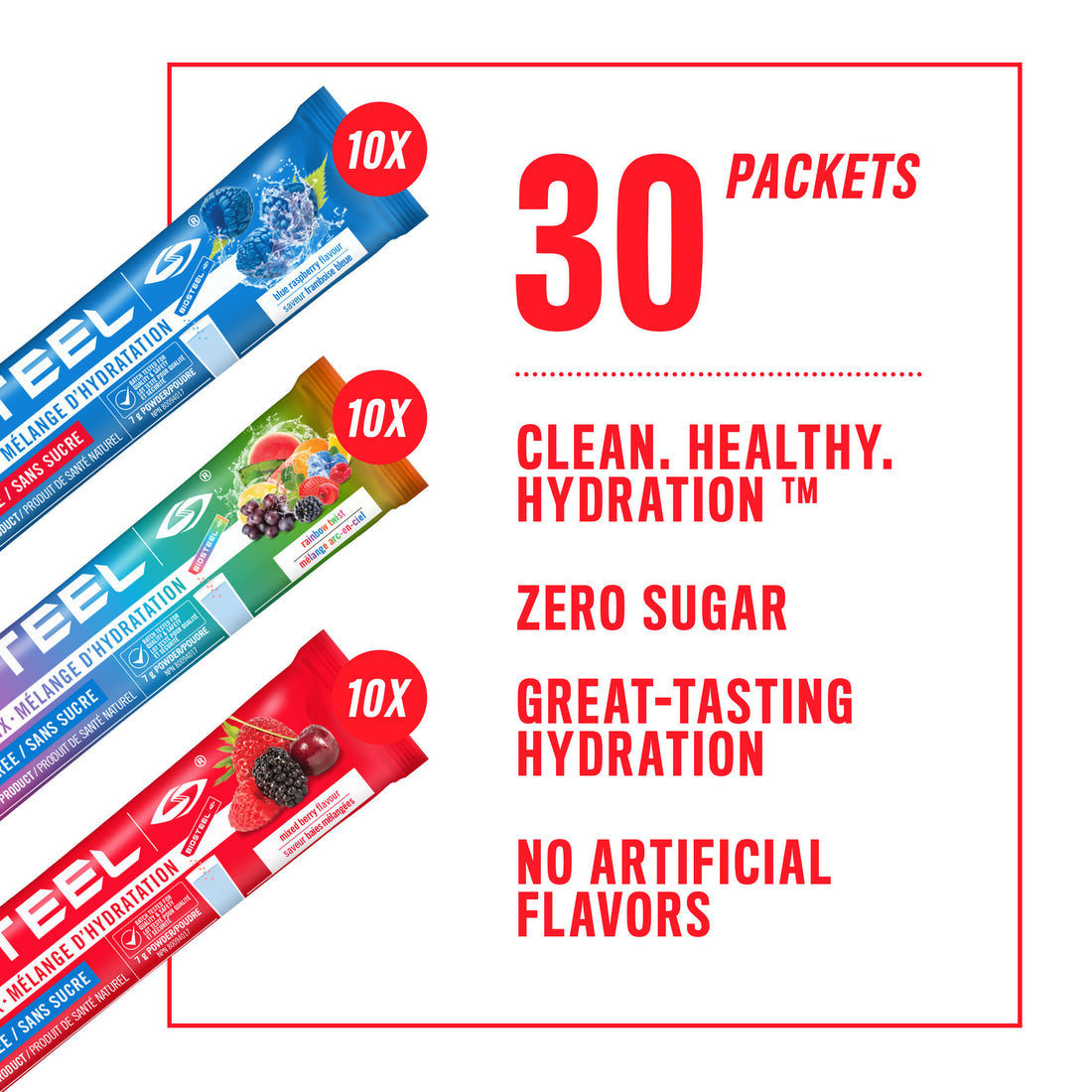HYDRATION MIX / Variety Pack - 30 Packets