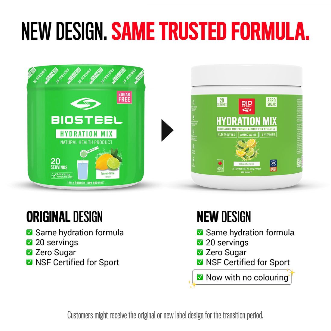 HYDRATION MIX / Lemon Lime - 20 Servings