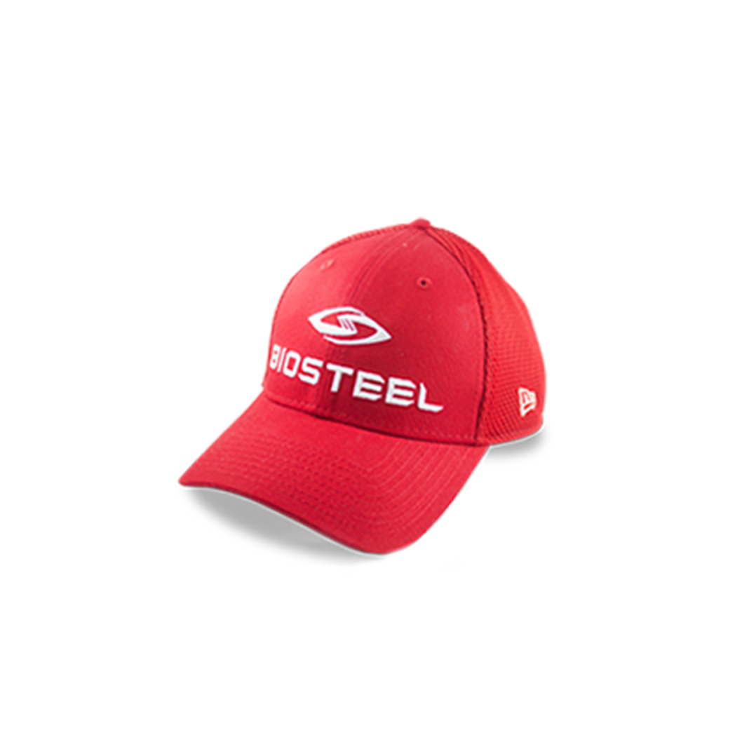 BIOSTEEL NEW ERA 39THIRTY HAT - Red